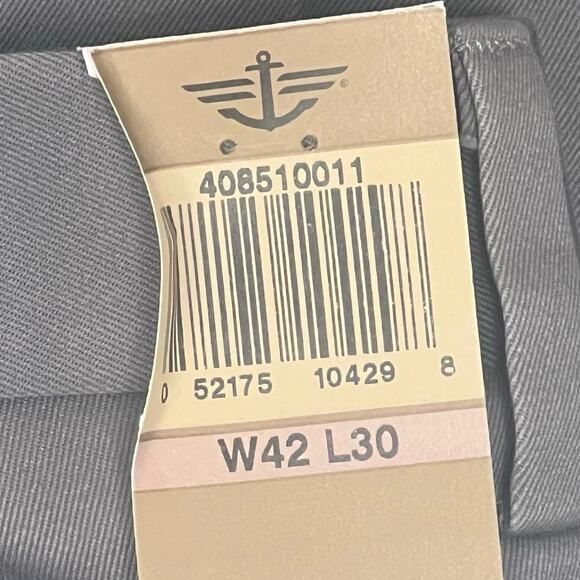 Dockers D3 Pants men’s 42x30 Classic fit NWT Signature Khaki Flat Front - Picture 5 of 8